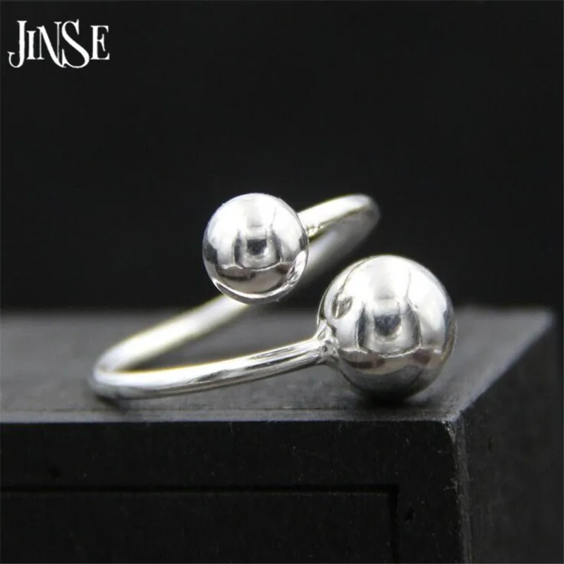 JINSE модное ювелирное изделие из стерлингового серебра 925 пробы гладкие маленькие
