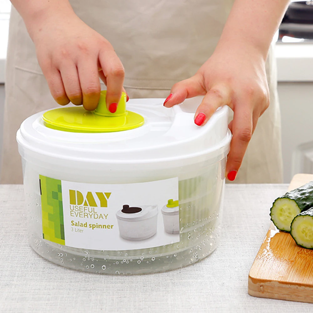 Большая ручная подвеска для овощей и салата Спиннер сушилка латуки