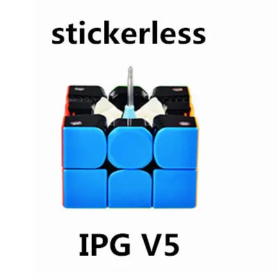 IPG V5 Stickerless GAN356 X 3x3x3 Магнитный магический скоростной Куб Профессиональный Stickerless Gans 356X магниты головоломка Cubo magico Gan 356 X игрушки для детей - Цвет: IPG V5 Stickerless