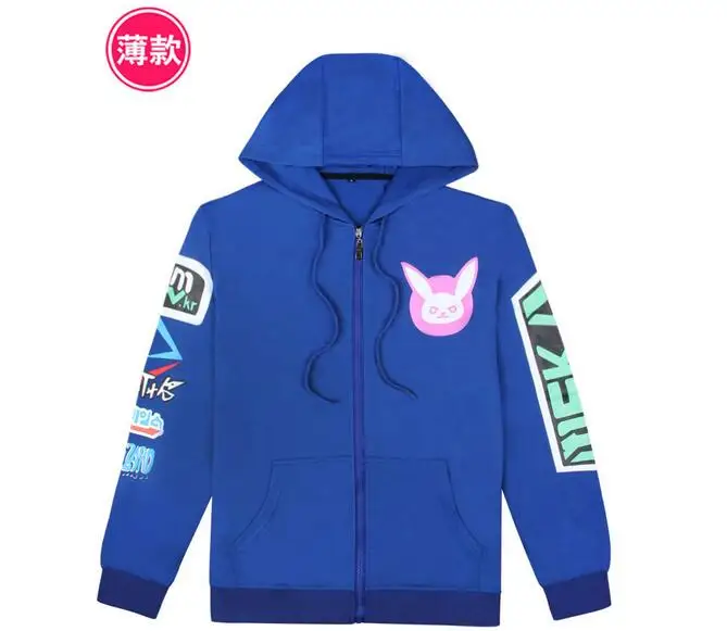 Толстовка с капюшоном D.VA куртки пальто свитшоты для косплея DVA повседневные