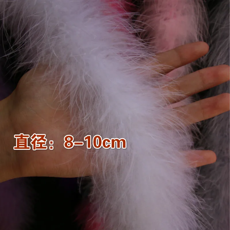 Asia Ra 10 м/лот 200 см/шт. белое куриное перо марабу Турция O. 20 грамм на ПК|feather boa|turkey
