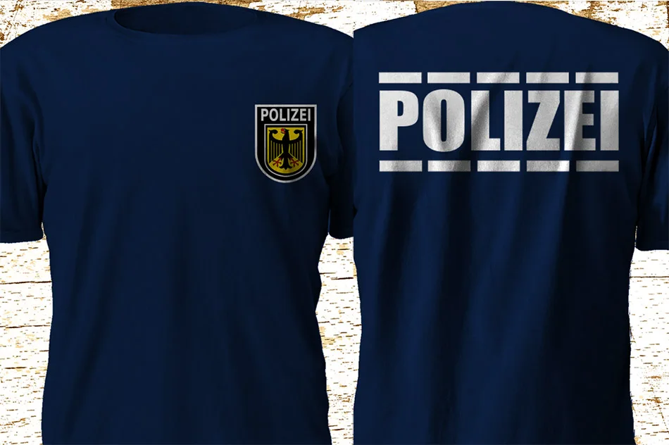 

New German Polizei Spesial Force Police Department Munich Swat T-Shirt 2019 Fashion Men Classic Funny Casual Tee Shirts Tops