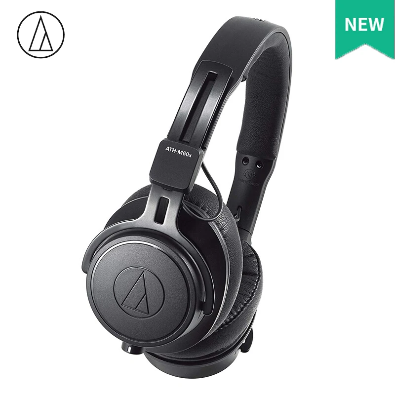 Аудио Technica ATH-M60x Проводные Наушники Профессиональные мониторные наушники портативные HIFI наушники