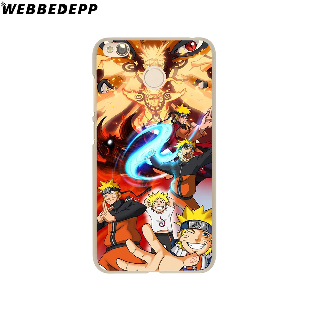 WEBBEDEPP героя аниме «Наруто Чехол для телефона для Xiaomi Redmi 4X 4A 5A 5 6plus Pro 6A S2 7 Note 5, 6, 7, 8 Pro 4X Go крышка