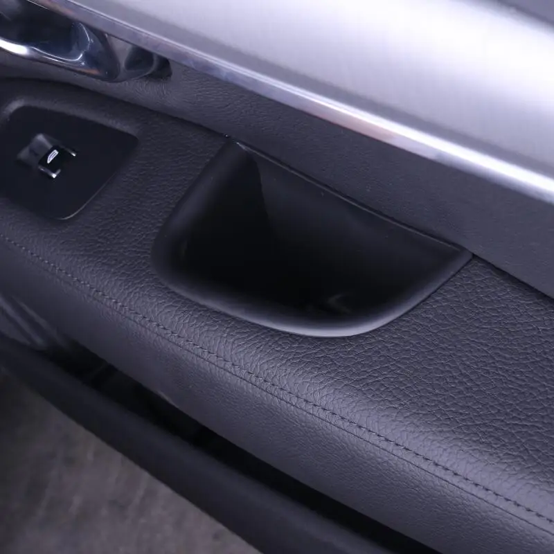 

2 pcs Black Front Door Storage Box For Volvo S90 Car Container Holder Tray Accessories