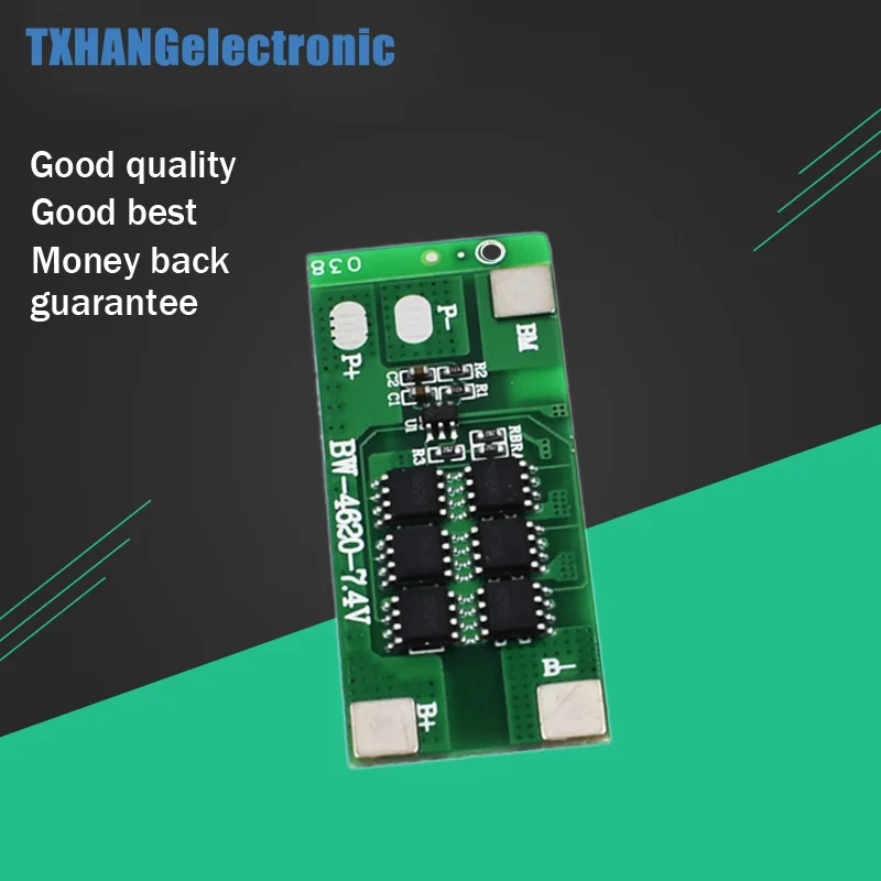 2S 12 а 7 4 В литий-ионная стандартная Защитная плата PCB BMS 18650 Lipo Cell Module с балансиром |