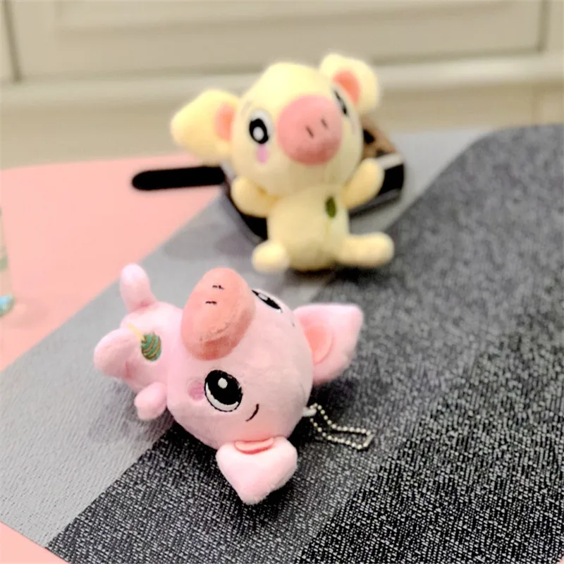 Stuffed Animals Cute Plush Pig Toys Kawaii Baby&ampGirls&ampboys Birthday Gifts And As Car Buckle Keychain Small Pendant | Игрушки и