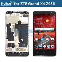 LCD Screen For ZTE Grand Z956 LCD Display for ZTE Z956 LCD Assembly Touch Screen Digitizer Phone Replacement Tested Original