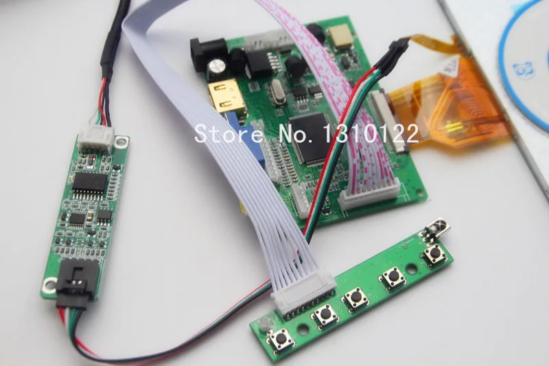 7-дюймовый сенсорный ЖК-дисплей Raspberry Pi TFT-монитор AT070TN90 полный комплект сенсорных
