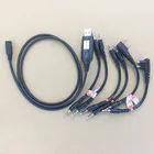 Многофункциональный USB-кабель 6 в 1 для программирования Kenwood Baofeng, motorola Yaesu, Icom, Hytera и т. д., рация с компакт-диском
