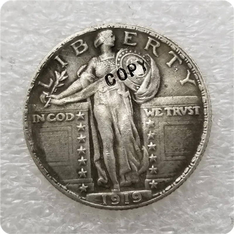 Памятные монеты США 1919-P S D копия Свобода коллекционные | Дом и сад