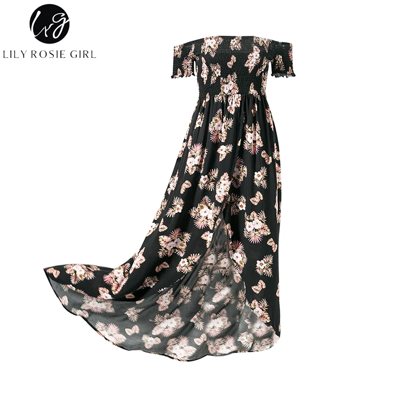 Conmoto Сексуальное длинное платье с открытыми плечами летние пляжные платья в