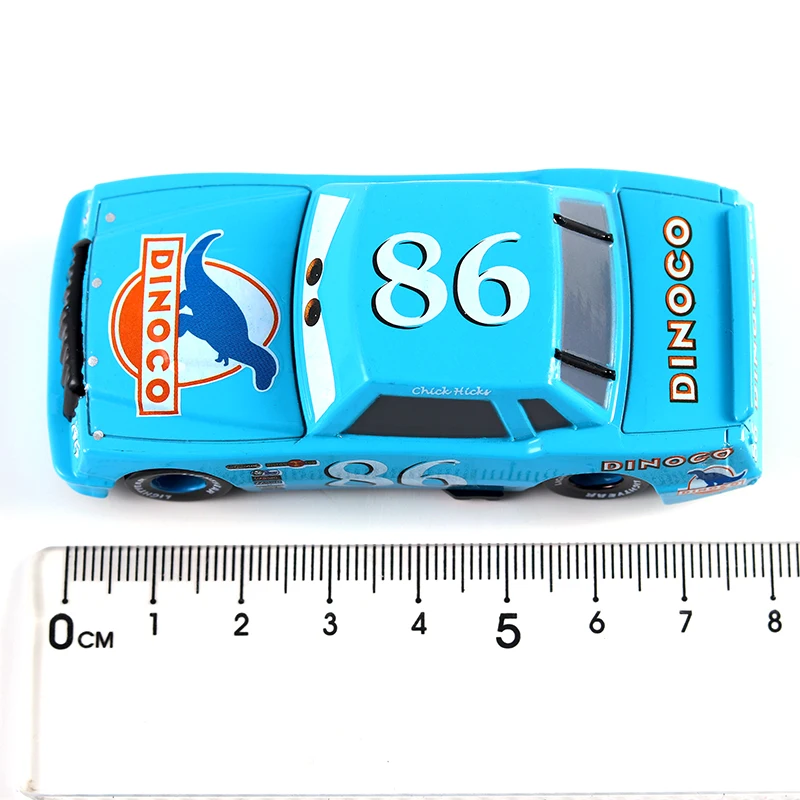 

Disney Cars 3 Pixar Cars No.86 Dinoco Chick Hicks Metal Diecast Toy Car 1:55 Lightning McQueen Boy Girl Gift Free Shipping