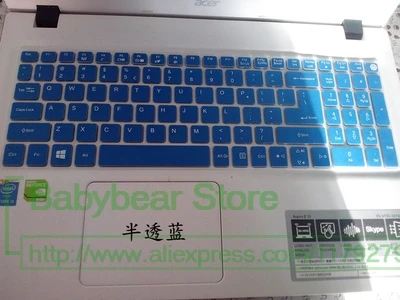 15 17 дюймов клавиатура протектор Силиконовый чехол для Acer Aspire VN7-592G VN7-792G E5-575G F5-571