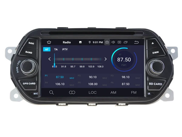 Четырехъядерный Android 9 0 автомобильный dvd плеер для Fiat Tipo EGEA (2015 2017) Автомобильный