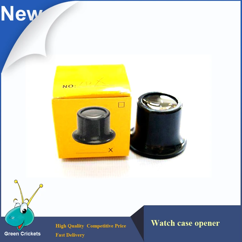 

Wholesale 2pcs/lot 10x magnifier loupe,watch repair magnifier glasses