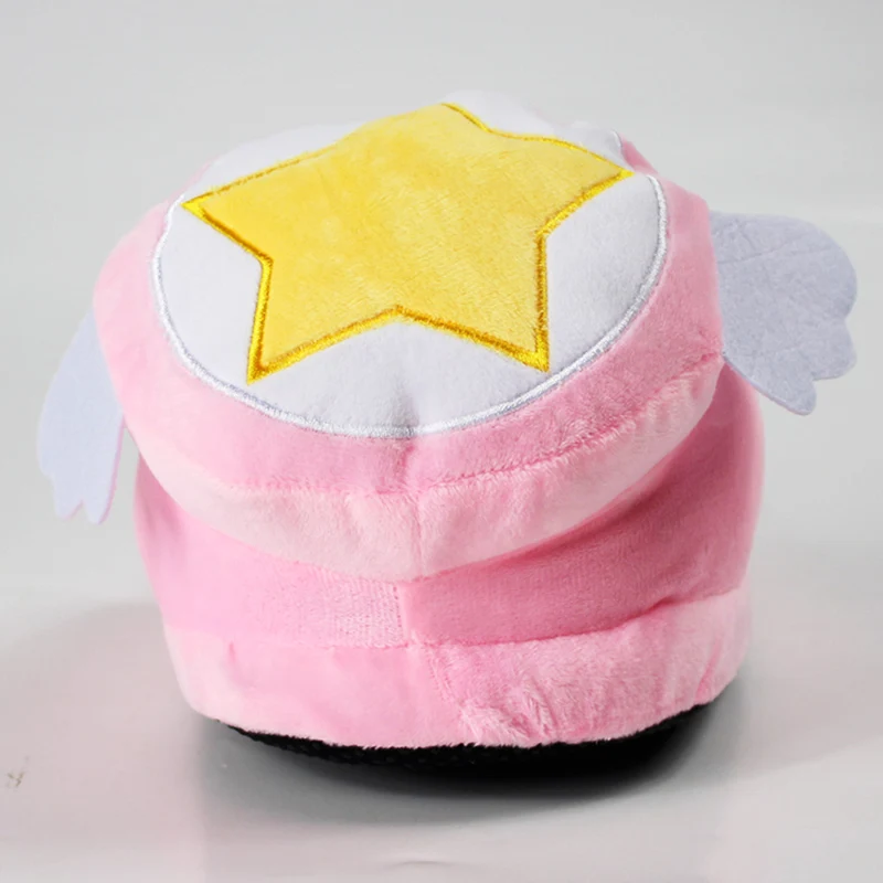 28 см Card Captor Sakura Kinomoto Sakura Косплей обувь розовые милые пушистые Тапочки