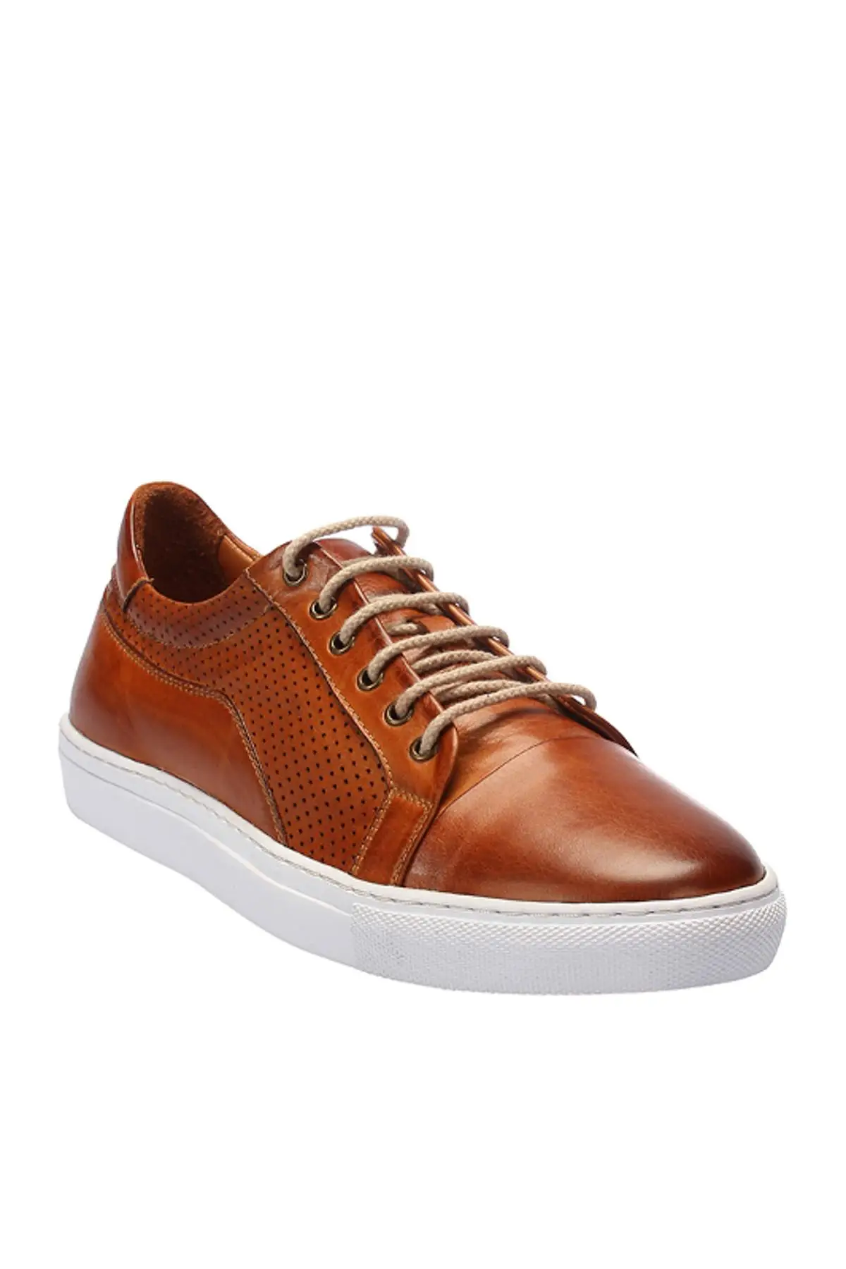 Мужские туфли из натуральной кожи с жемчугом цвет коричневый коллекция 120130006439