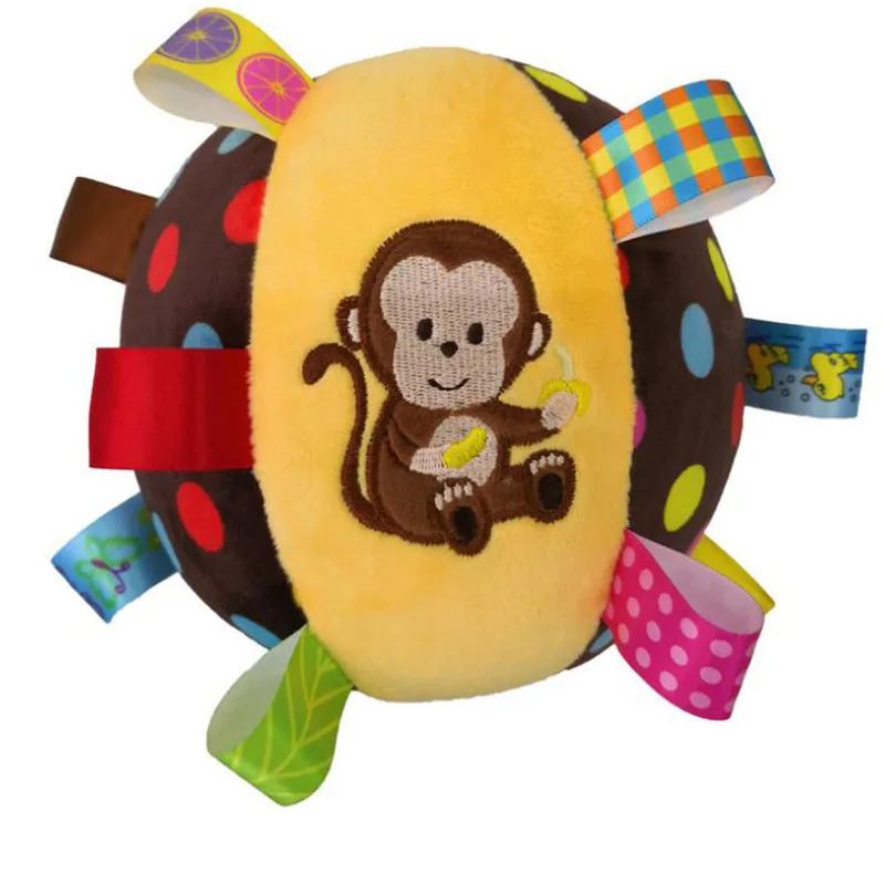 Красочные детские кольца колокольчик детская ткань музыка чувство обучения