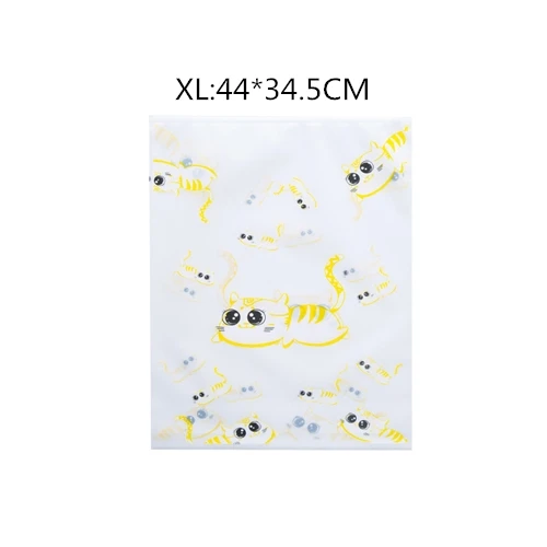 XL Прозрачная косметичка милый кошачий дорожный кейс для косметики женский Органайзер на молнии для макияжа для ванной сумка для хранения туалетных принадлежностей Косметическая косметичка - Цвет: XL