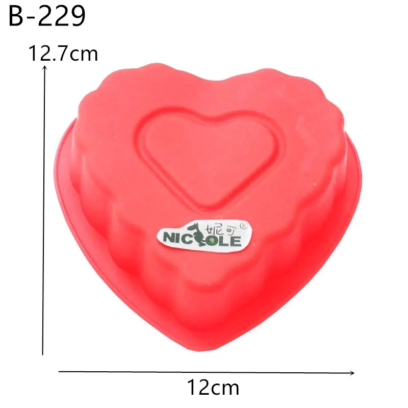 Силиконовые формы в форме сердца для украшения торта Moldes De Silicona Para Fondant