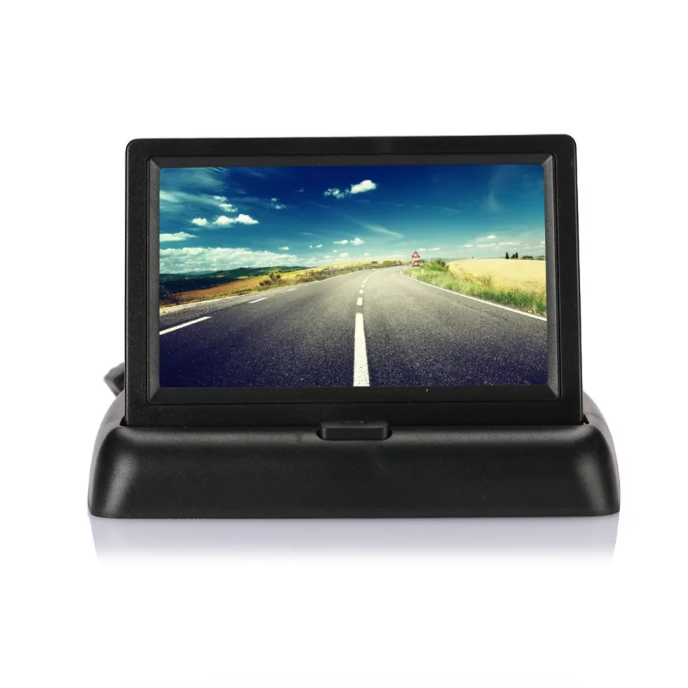 Автомобильный монитор 4 3 дюйма заднего вида ЖК экран NTSC PAL для парковки