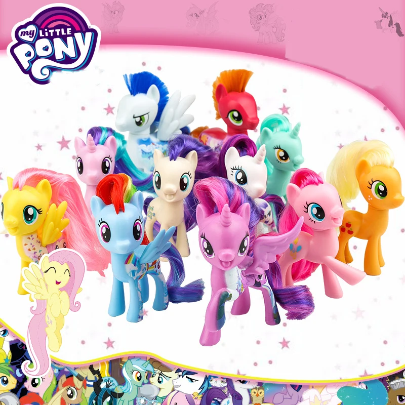 My Little Pony Movie Toy Friendship is Magic Rainbow Pie Lyra Heartstring Rarity ПВХ фигурка Коллекционная модель