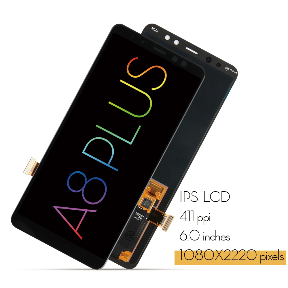 6 0 ''Супер AMOLED для Samsung Galaxy A8 + Plus 2018 A730 A730F A730F/DS A730x ЖК дисплей сенсорный экран