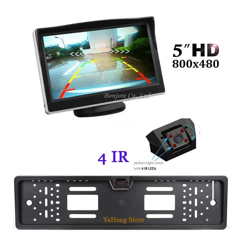 Зеркало монитор TFT 800*480 5 дюймов с камерой заднего вида|parking camera|camera parkingcar rearview camera
