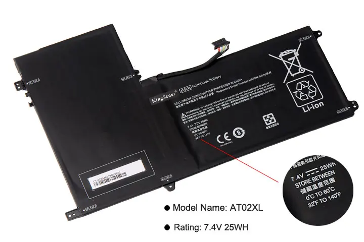 Новый аккумулятор KingSener для планшета AT02XL HP ElitePad 900 G1 HSTNN C75C IB3U 685368 1C1 685987 001 AT02025XL|battery