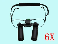 6x 420mm dental binocular loupes glasses 6x magnifying lens kepler magnifier use for surgical dental operations with box