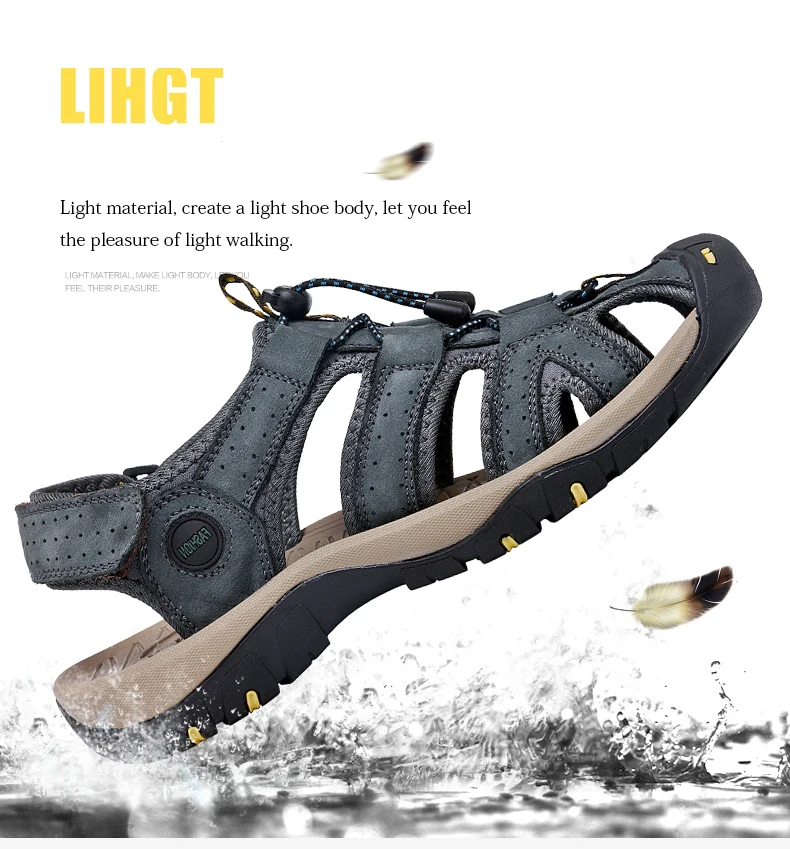 Мужские Пляжные и уличные Сандалии Летняя уличная удобная спортивная обувь