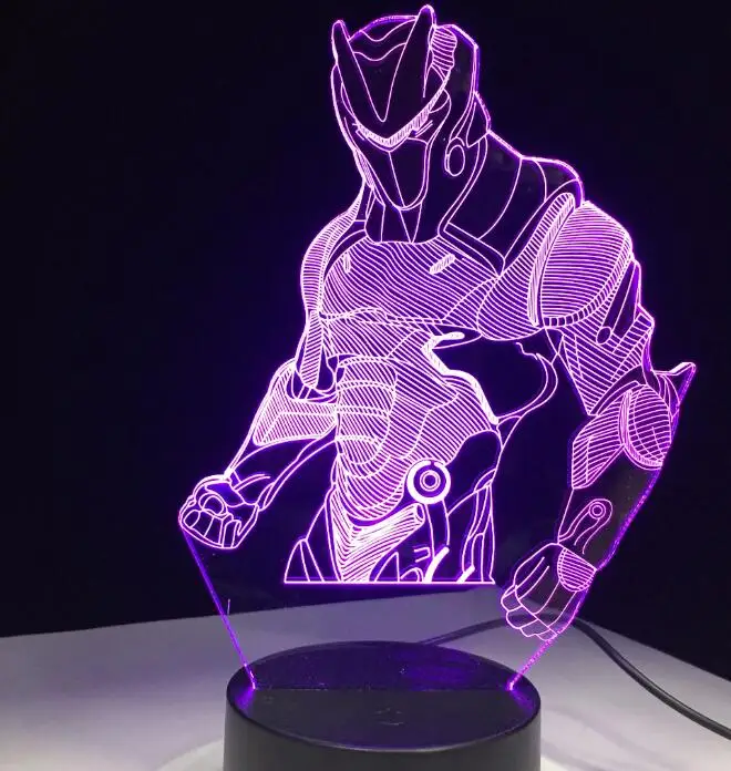 3d led lamp 1 3D светодиодная лампа 7 видов цветов сенсорный выключатель Настольная лампа лава лампа Акриловая Иллюзия комната атмосфера освещение игры вентиляторы подарок - Испускаемый цвет: 3d led lamp 1