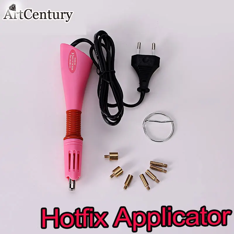 Заводская цена быстрый нагрев! 1 шт./лот розовый Hot fix Аппликатор жезл распылитель