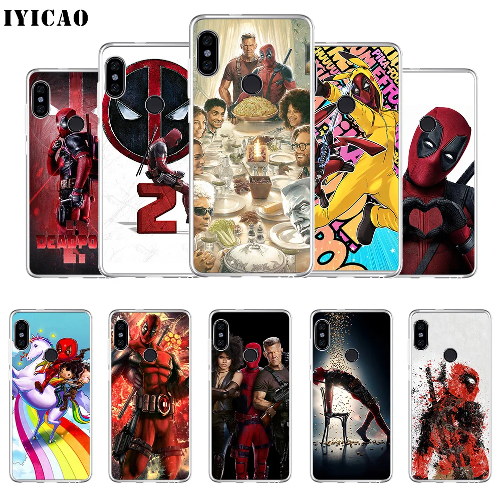 IYICAO DEADPOOL 2 movie Soft Silicone Phone Case for Xiaomi Mi 9 8 SE 6 A1 A2 Lite F1 MIX2S MIX3 TPU Cover | Мобильные телефоны и