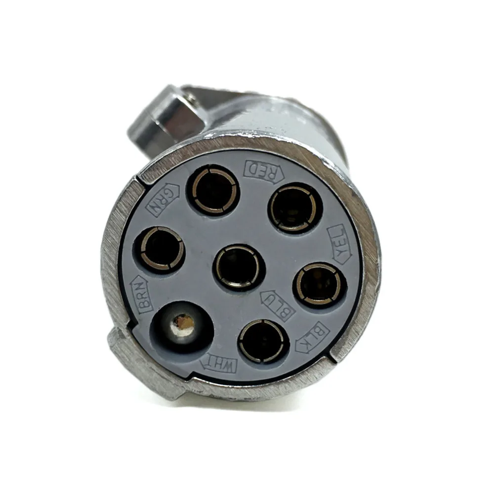 TIROL T23413b Новый 7 Pin 24 В металлическая тележка штекер S тип проводки разъем