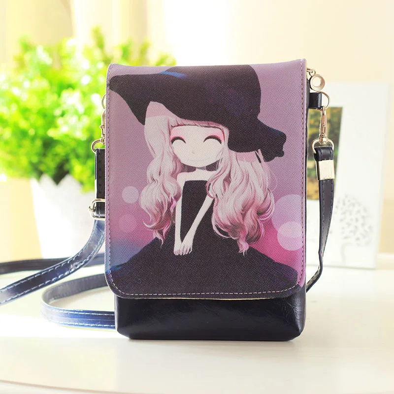Женский кошелек-органайзер из ПУ кожи с мультяшным принтом | Багаж и сумки
