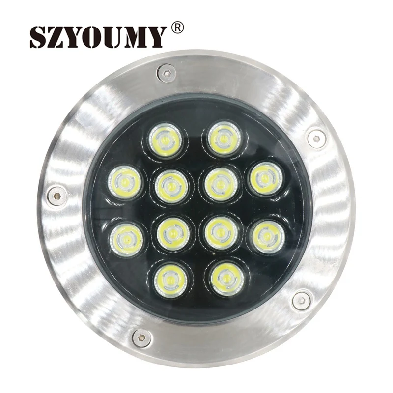 SZYOUMY Новый IP67 Водонепроницаемый AC 85-265V 12W LED подземный свет наземная лампа