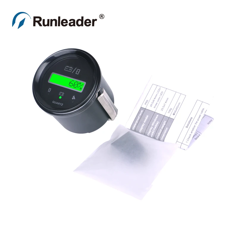 Runleader ЖК индикатор батареи BI011B счетчик часов для ATV UTV трактор гольф тележки Багги
