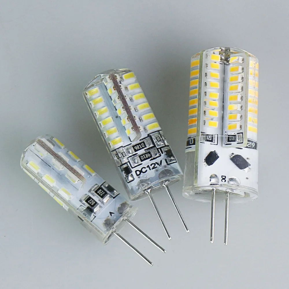 E14 / G9 G4 СМД 3014 3 Вт 4 5 6 7 8 9 LED светодиодная лампа кукуруза DC12В AC220В светорегулятор