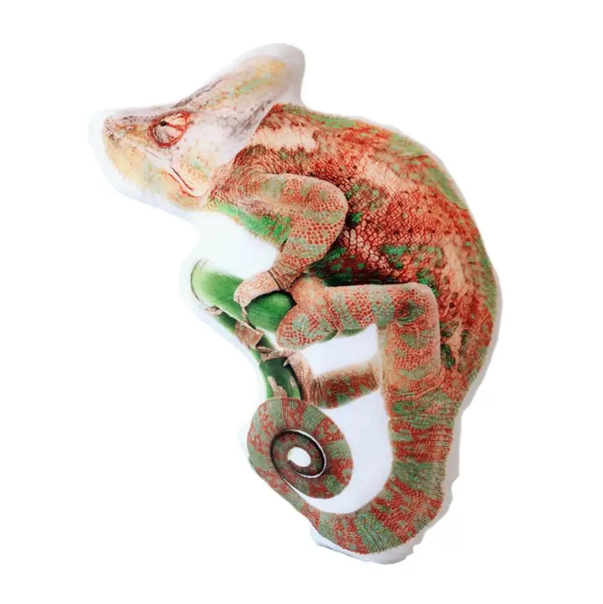lizard 1 шт. подушка для животных плюшевая мягкая мультяшная Аляска плюшевая собака ящерица Шарпей игрушка диванная подушка для детей подарок на день рождения - Цвет: lizard