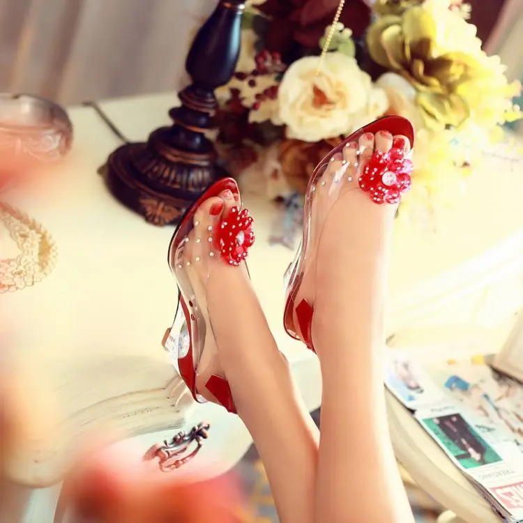 Женские туфли лодочки на высоком каблуке с открытым носком|high heel pumps|heels pumpslady peep |
