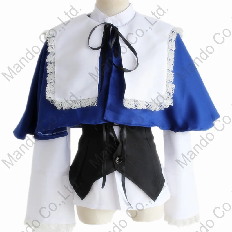 Аниме rozen maiden Souseiseki Lapislazuli Stern костюм для костюмированной вечеринки голубое
