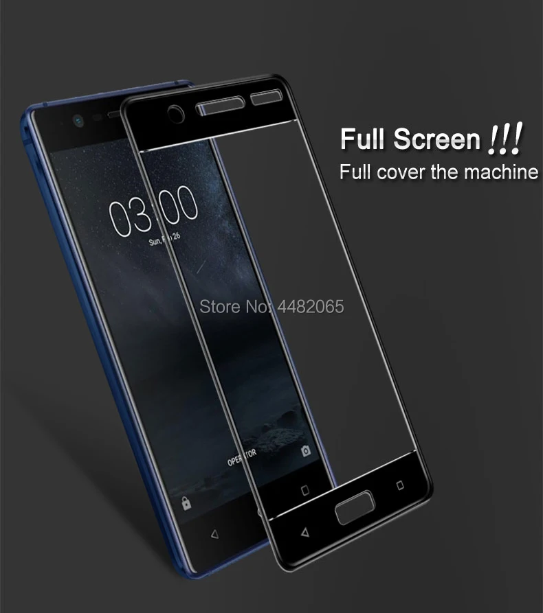 2 шт. для Nokia 5 закаленное стекло спереди 3D полное покрытие Взрывозащищенная