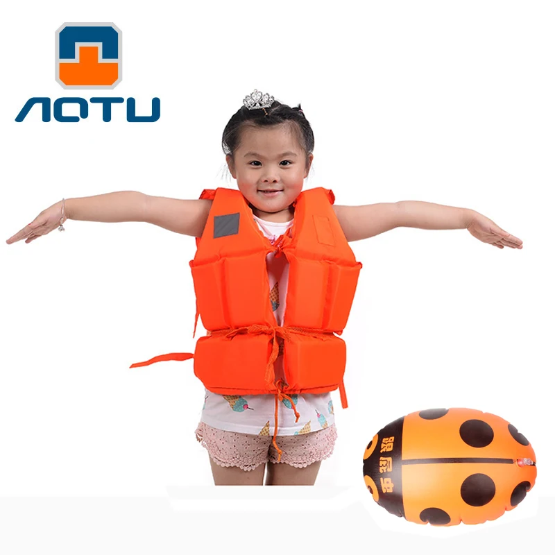 Aotu спасательный жилет куртки для детей водный спорт детская спасательная