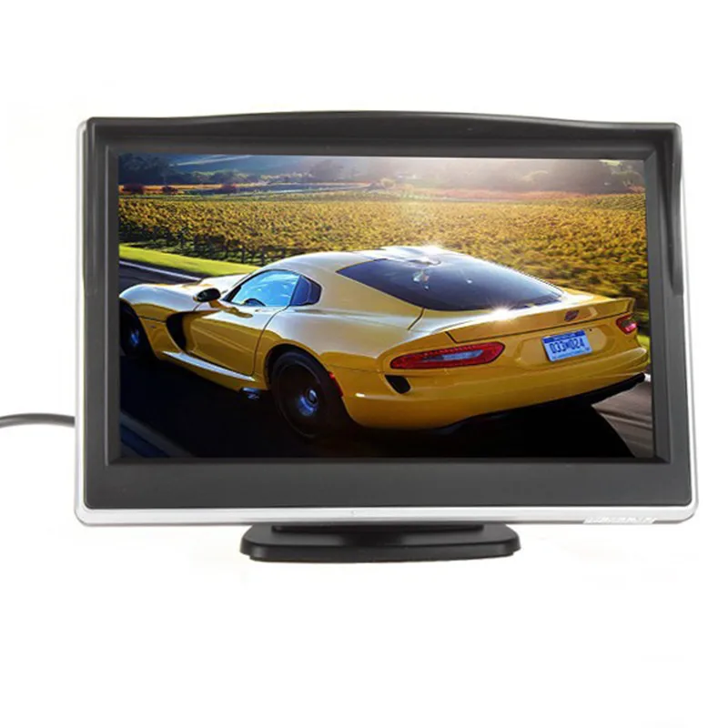 4 3 ''VGA монитор TFT LCD цветной высокого разрешения 2 канальный видео вход дисплей