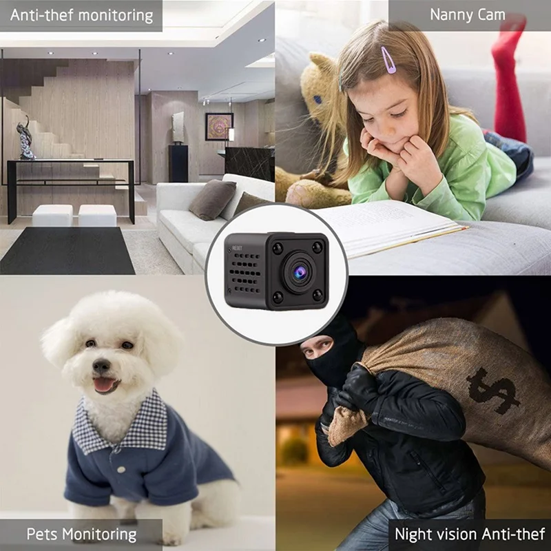 Мини Wi-Fi камера HD 1080P беспроводная Видео Аудио видеокамера ночного видения датчик