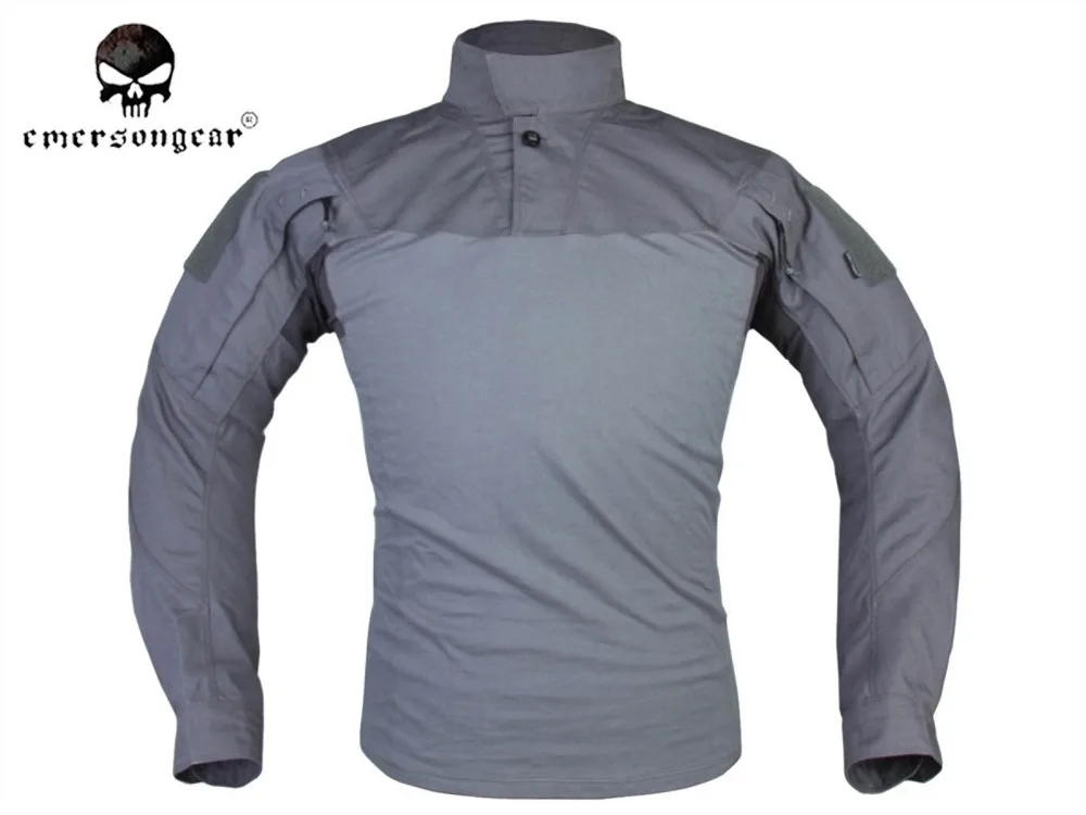 Emersongear Боевая штурмовая рубашка для страйкбола Военная Рубашка bdu AOR2 Wolf Grey EM9316|wolf