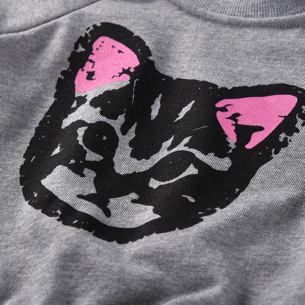 Бесплатная доставка 2016 зимняя одежда для девочек проект с кошками Комплект