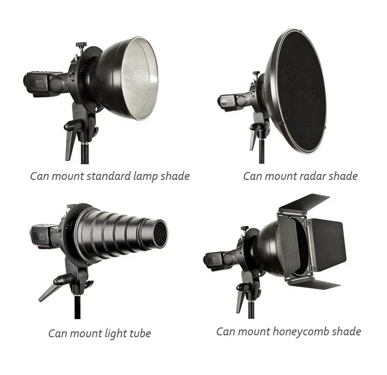 Roadfisher Universal S-Shade Photography Flash Holder Bracket Chuck To Mount Soft Light Box Lamp Shade Umbrella Accessory Gear |